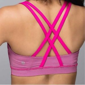 Lululemon Energy Bra
Wee Stripe Jewelled Magenta